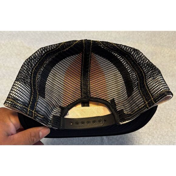 Pittsburgh Steelers Hat Cap AJD Lucky Stripe Snapback Vintage - Picture 4 of 5